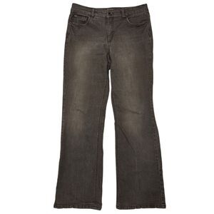Ruff Hewn Brown Bootcut Jeans Size 10 | Mid Rise Stretch Denim | 31” Inseam